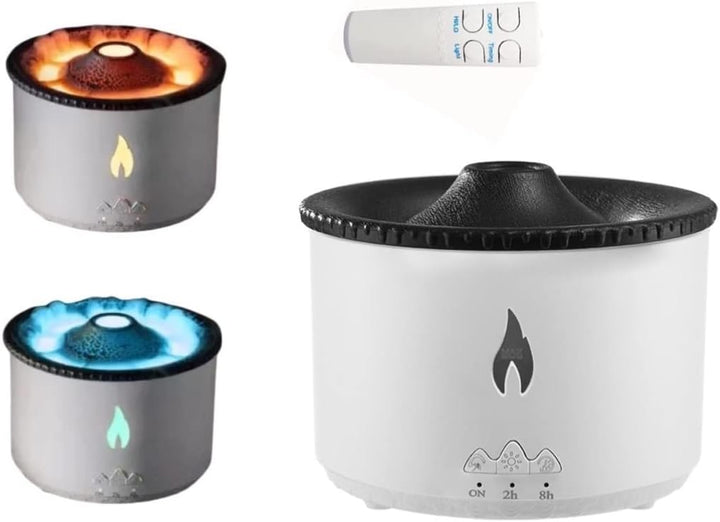 Humidificador de Volcan con Control Remoto  + 2 esencias GRATIS